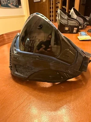 CRBN x Push Unite Paintball Mask - Blue - USED but Great Condition - Image 1 of 3