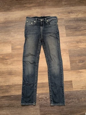 Pantalones de mezclilla True Religion para mujer 18 azules ajustados rectos  Foto 1 de 4