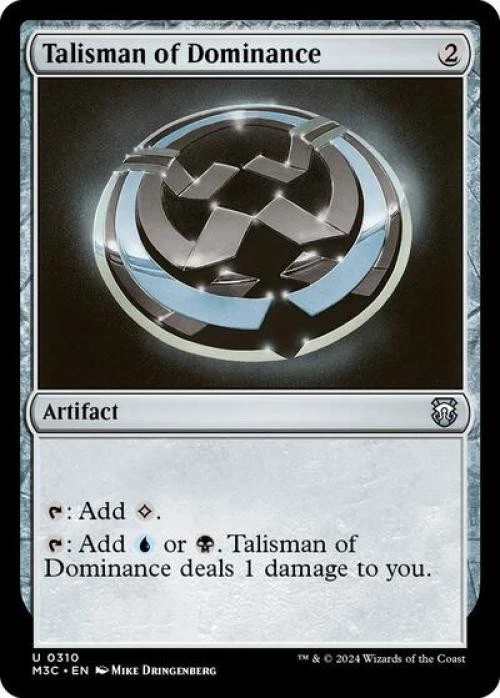 MTG English Talisman of Dominance (Ripple Foil) NM Foil - Image 1 of 1