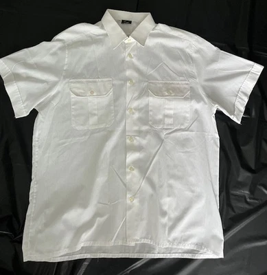 Pilotenhemd kurzarm, weiß, 2 Brusttaschen, Größe 42 - Bild 1 von 2