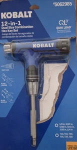 Kobalt 12in1 Dual Size Combination Hex Key Set 5062985 Missing Parts Open Box - Picture 1 of 2