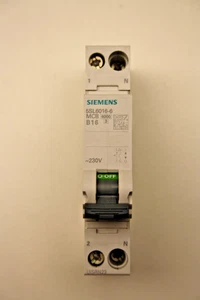 Siemens 5SL6016-6 Leitungsschutzschalter 230V 6KA, 1+N-POLIG/1TE B16 - Bild 1 von 2