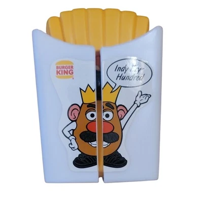 Mr. Juguete cabeza de papa Burger King Indy Fry-Hundred nuevo en paquete 1998 Foto 1 de 4