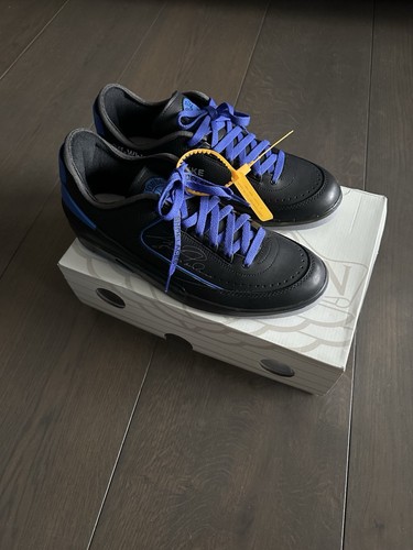 OFF WHITE X NIKE Off White x Air Jordan 2 UK9 US10 Virgil Abloh 2021 fondo di magazzino e nuovo