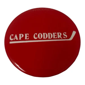 Vintage 1970's Cape Codders Pin Back Button NAHL 2.25" Size Boston Bruins - Picture 1 of 3
