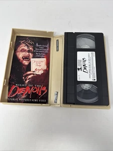 Night of the Demons, William Gallo, Hal Havins, Mime Kinkade, Horror Movie, VHS - Picture 1 of 5