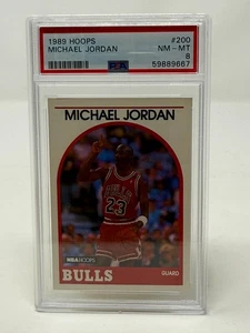 Aros Michael Jordan 1989 #200 PSA 8 Chicago Bulls - Imagen 1 de 2