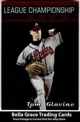 2000 Topps Tom Glavine #226 Atlanta Braves League Championship MLB Foto 1 de 2