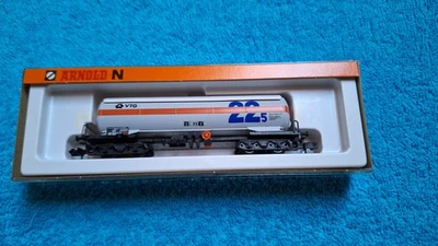 Arnold 4373 Gaskesselwagen 4-achsig VTG 225 mit OVP nur Vitrine - Bild 1 von 4