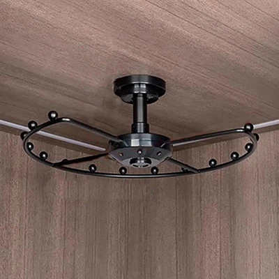 Esquina giratoria redonda armario soporte varilla organizador de ropa de alta resistencia NUEVO (10A) Foto 1 de 3