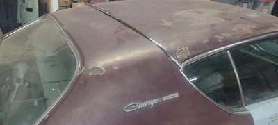 1971 1972 Dodge Charger RT SE Rallye Canopy Vinyl Top Moldings - Image 1 of 4