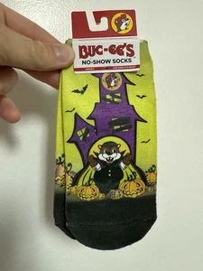 Buc-ee's Ankle Socks Halloween Bucee Beaver as Vampire Unisex Adult No-Show - Picture 1 of 3
