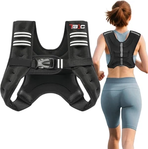 12LB Weight Vest for Walking Jogging Workout Reflective Stripe Weight Loss - Picture 1 of 11