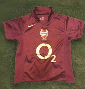 Arsenal Home Football Shirt 2005/06 Children’s 5/6 Years Nike Medium - Picture 1 of 4