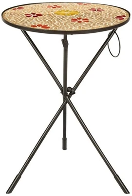 Home Collection Cymbeline Gold Side Table - Image 1 of 4