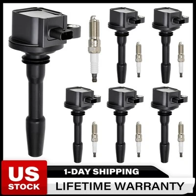 6X bobinas de encendido y 6X bujías de iridio para Ford Transit-150 2020-2021 Foto 1 de 4