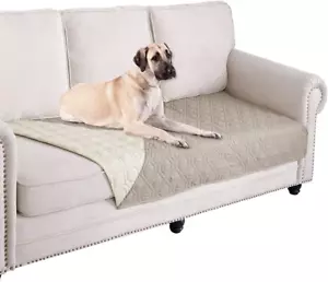 Reversible Waterproof Dog Cat Furniture Cover Pet Blanket for Coach Sofa Bed - Picture 1 of 35