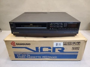 Vintage Samsung VT-311TA Video Cassette Recorder VHS VCR in the Box for Repair - Picture 1 of 15