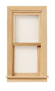 Dolls House Traditional Non-Working Window Miniature Builders DIY 1:12 Scale - Picture 1 of 8