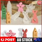 7Pcs Easter Silicone Molds White Resin Molds Candle Molds Soap Mold for Easter