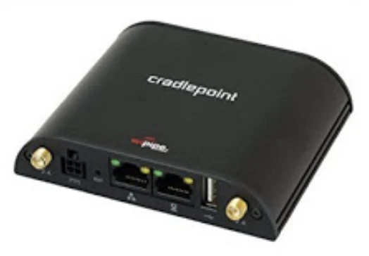 Cradlepoint COR IBR600 Series 4G LTE CDMA Cellular WiFi Router - Black (IBR600LE-VZ-PWD)
