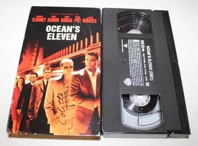 Oceans Eleven (VHS, 2002) George Clooney, Matt Damon, Andy Garcia, Brad Pitt Foto 1 de 2