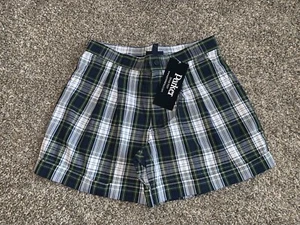 Parker Kids Unisex Plaid Shorts School Uniform Sz 6.5 - NWT - Picture 1 of 4