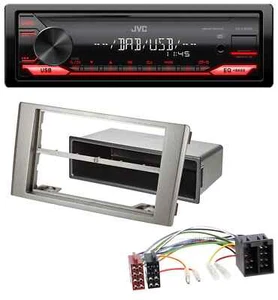 JVC MP3 DAB 1DIN AUX USB Autoradio für Iveco Daily (2006-2014) silber - Bild 1 von 7