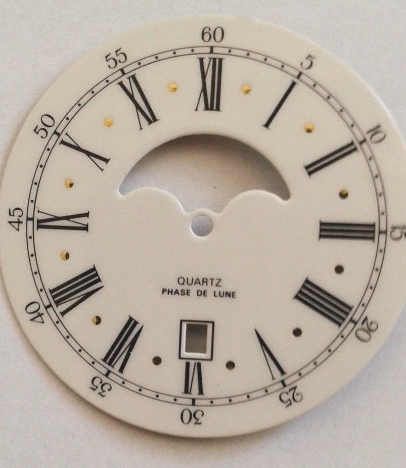 Reloj Eaglestar-Arnex esfera fases lunares se adapta a ETA 11 1/2 cuarzo o mecánico 38.2 Foto 1 de 1