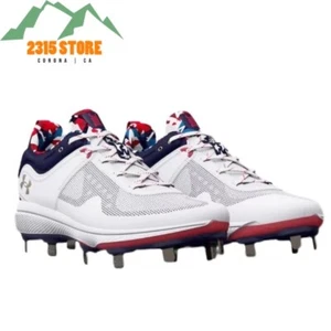 Botines de softbol Under Armour Glyde MT Freedom EE. UU. multicolor para mujer talla 7,5 - Imagen 1 de 9