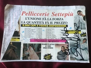 4 Autografi originali TV ITALIA-Alfredo Papa/Sonia Grey/E.Musiani+1-IN PERSON - Picture 1 of 1
