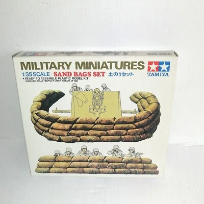 TAMIYA 1/35 SET SAND BAGS KIT MONTAGGIO REF.35025 - Immagine 1 di 2
