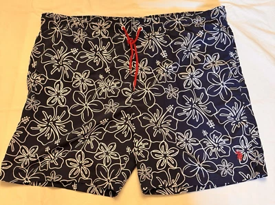 U.S. Polo Assn Hombres Bañador XXL Floral Hawaiano Board Shorts Azul Marino Clásico Foto 1 de 4
