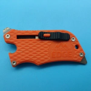 Outdoor Edge Slidewinder Utility Knife Orange Razor Blade Multi Tools SWB-10C a - Picture 1 of 5