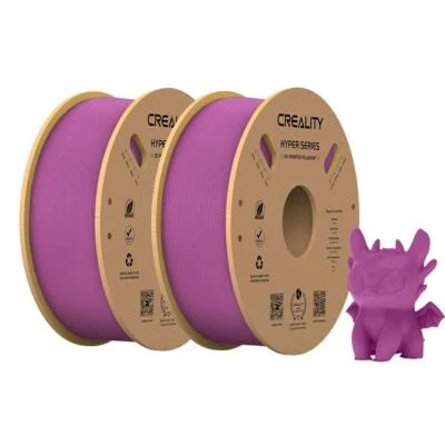 Paquete de 2 filamentos para impresora 3D Creality Hyper PLA/Ender PLA/PETG 1,75 mm de alta velocidad Foto 1 de 4
