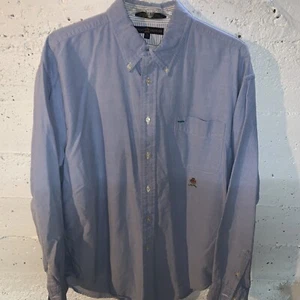 Tommy Hilfiger button down mens XL collar dress shirt Light blue long sleeve - Picture 1 of 7