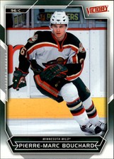 2007-08 Upper Deck Victory Wild Hockey Card #140 Pierre-Marc Bouchard