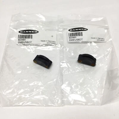 Lot of 2 Banner SMBVS8DT 803493 Dove-Tail Mounting Bracket for VS8 Prox Sensor - Image 1 of 3