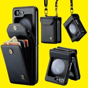 Ersatzbare faltbare Organ Style Kartentasche für Samsung Galaxy Z Flip 6 SM-F741U - Bild 1 von 4