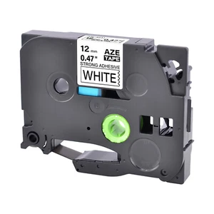 1×Ruban étiqueteuse Compatible avec Brother TZ-S231 Adhésif fort Blanc 0.47" - Afbeelding 1 van 3
