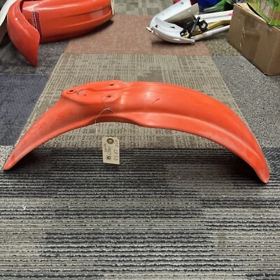 Guardabarros delantero Honda OEM CR80R 83-87 NARANJA Foto 1 de 4