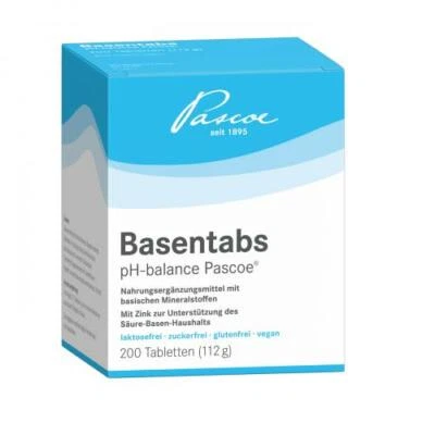 PASCOE VITAL GMBH BASENTABS pH Balance Pascoe Tabletten 200St PZN: 2246521