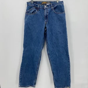 Vintage Silvertab Levis Jeans Baggy Light Blue Pockets Size W32 L32 Mens - Picture 1 of 14