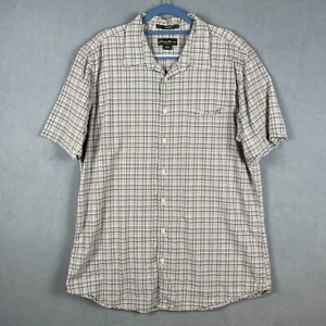 Eddie Bauer Mens Shirt Size TXL Plaid Classic Fit Cotton Seersucker Classic - Bild 1 von 8