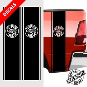 Rear Bed Truck Decals Stripes SUPER BEE Kit |20 - Picture 1 of 6