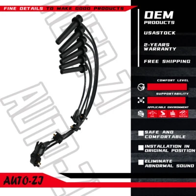 Set of 6 Spark Plug Wires for 1996-99 Ford Taurus Mercury Sable V6 3.0L 671-6090 Foto 1 de 4