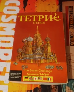 Tetris (Spectrum Holobyte 1987) Commodore 64 (Disk, Manual, Box) works 8-bit - Picture 1 of 3