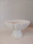 Vintage White Porcelain 4" Pedestal Bowl