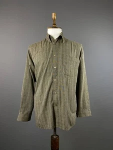 Guy Laroche Stripe Long Sleeve Button Down Shirt Size 40 - Picture 1 of 14
