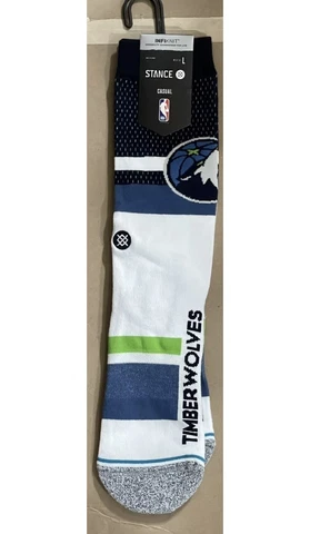 NWT Stance Minnesota Timberwolves NBA socks Size Large 9-13 Cover